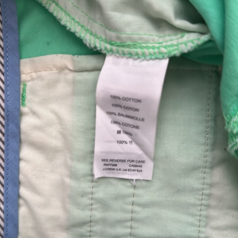 J CREW | Chino Shorts | Green | Size 6 - Picture 7 of 8